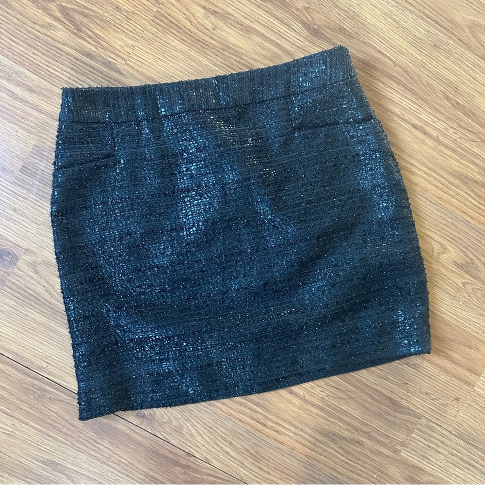 Women’s Black Sparkle The Limited Size 8 Mini Skirt Party Bling